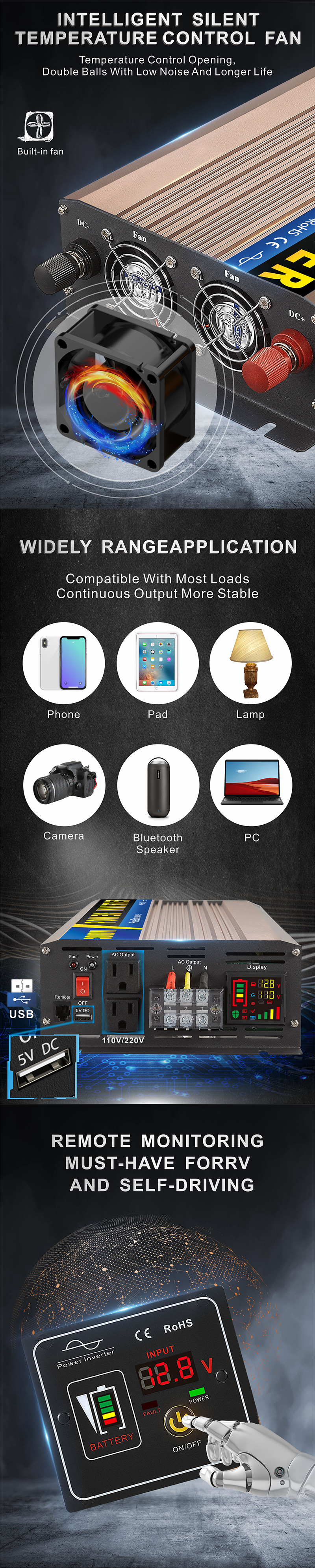 中性款 3000W 玫瑰金玫瑰金变器变器详情 2