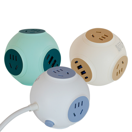 Planet Socket Fast Charging Spherical Plug USB Multifunctional Desktop Socket