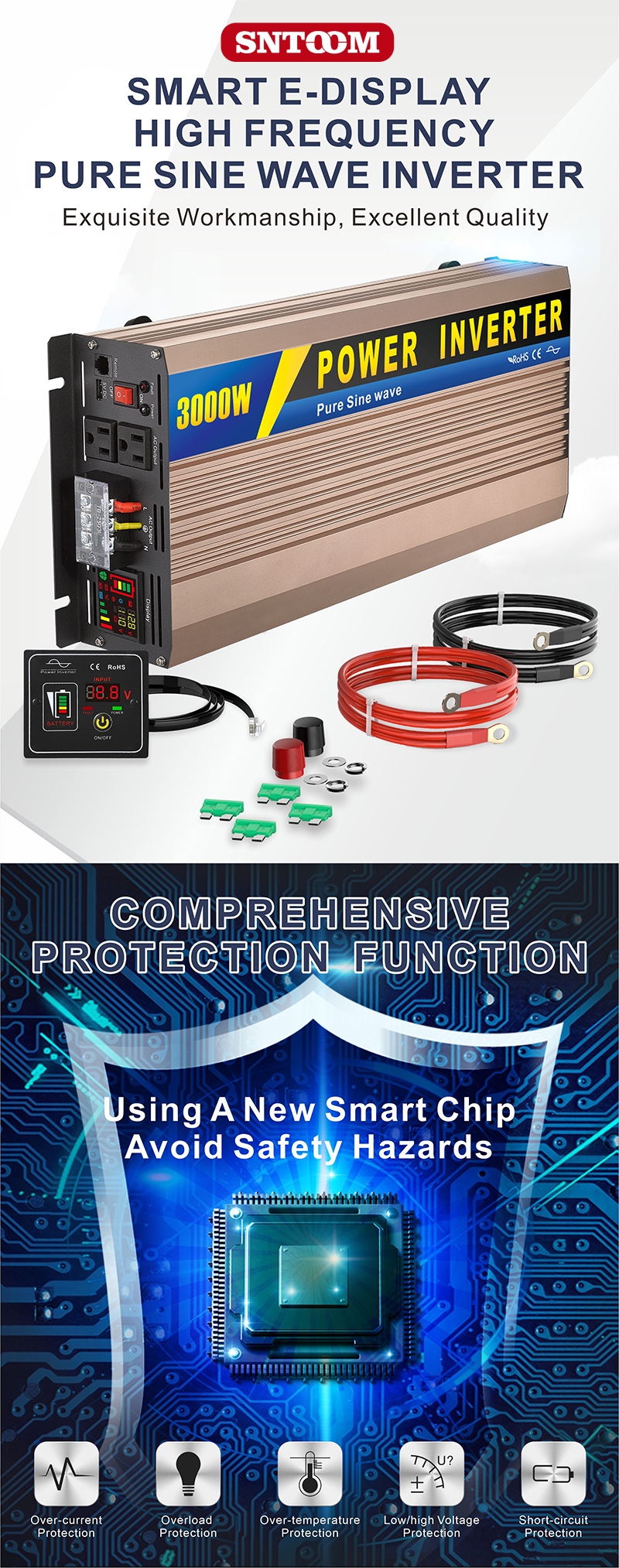 中性款 3000W 玫瑰金玫瑰金变器变器详情 1